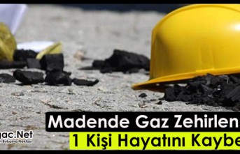 MADENDE GAZ ZEHİRLENMESİ 1 KİŞİ ÖLDÜ