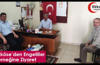 BÜYÜKKÖSE’DEN ENGELLİLER DERNEĞİNE ZİYARET