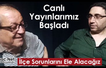 CANLI YAYINLARIMIZ BAŞLADI.. İLÇE SORUNLARINI ELE ALACAĞIZ...