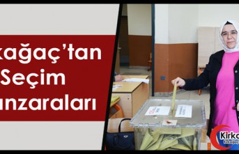 İŞTE KIRKAĞAÇ'TAN SEÇİM MANZARALARI