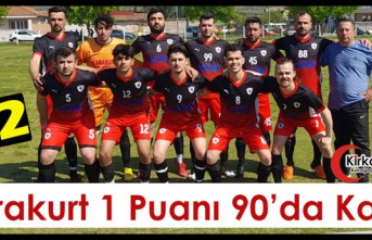 KARAKURT ZORLU DEPLASMANDAN 1 PUANLA DÖNDÜ 2-2