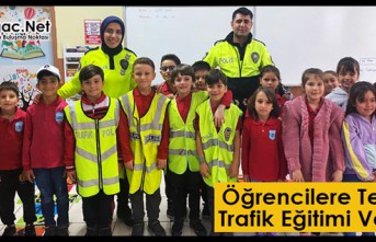 ÖĞRENCİLERE TEMEL TRAFİK EĞİTİMİ VERİLDİ