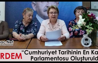 ÖZERDEM "CUMHURİYET TARİHİNİN EN KARANLIK PARLAMENTOSU OLUŞTURULDU"