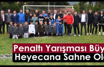 PENALTI YARIŞMASI BÜYÜK HEYECANA SAHNE OLDU