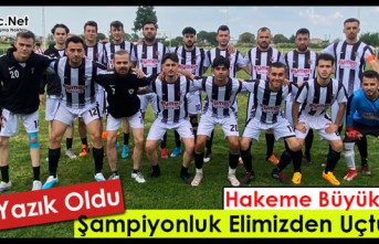 ÇOK YAZIK OLDU..ŞAMPİYONLUK ELİMİZDEN UÇTU GİTTİ...