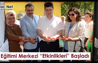 HALK EĞİTİMİ MERKEZİ ETKİNLİKLERİ TÖRENLE BAŞLADI