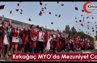 KIRKAĞAÇ MYO’DA MEZUNİYET COŞKUSU