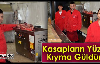 KIRKAĞAÇ'TA KASAPLARIN YÜZÜNÜ "KIYMA" GÜLDÜRDÜ