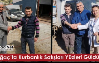 KIRKAĞAÇ’TA KURBANLIK SATIŞLARI HAREKETLENDİ