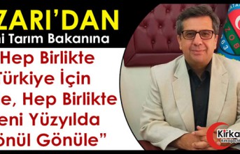 ÖZARI’DAN YENİ TARIM BAKANINA “TÜRKİYE İÇİN YENİ YÜZYILDA GÖNÜL GÖNÜLE”