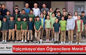 YALÇINKAYA’DAN 8.SINIF ÖĞRENCİLERİNE MORAL ZİYARETİ