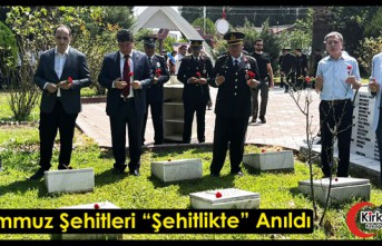 15 TEMMUZ ŞEHİTLERİ “ŞEHİTLİKTE” ANILDI