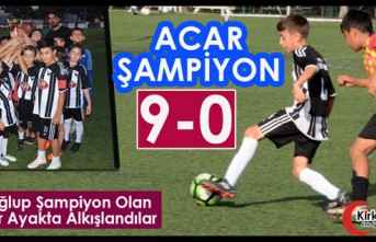 BÜYÜKSÜNÜZ ÇOCUKLAR…U-11 TAKIMI NAMAĞLUP ŞAMPİYON 9-0