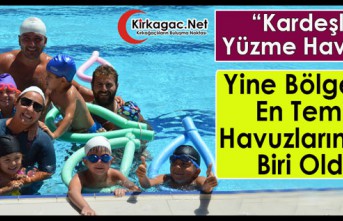 “KARDEŞLER YÜZME HAVUZU” BÖLGENİN YİNE EN TEMİZ HAVUZLARINDAN BİRİ OLDU