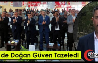 MHP’DE ALİ DOĞAN GÜVEN TAZELEDİ