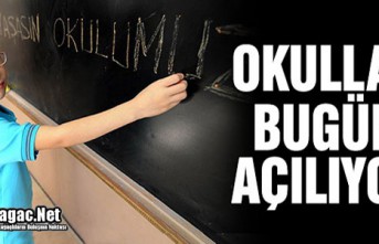 KIRKAĞAÇ'TA OKULLAR BUGÜN AÇILIYOR