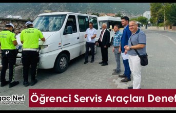 KIRKAĞAÇ’TA OKUL SERVİSLERİ DENETLENDİ