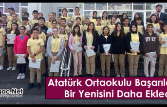 ATATÜRK ORTAOKULU BAŞARILARINA BİR YENİSİNİ DAHA EKLEDİ