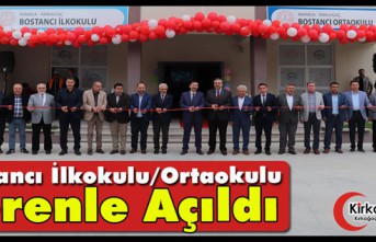 BOSTANCI İLKOKULU/ORTAOKULU TÖRENLE AÇILDI