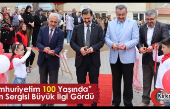 “CUMHURİYETİM 100 YAŞINDA” RESİM SERGİSİ BÜYÜK İLGİ GÖRDÜ