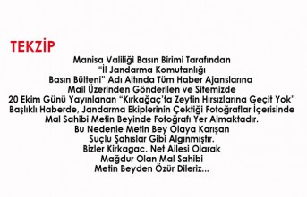 DÜZELTME METNİ