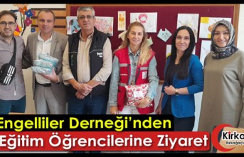 ENGELLİLER DERNEĞİNDEN ÖZEL EĞİTİM ÖĞRENCİLERİNE...