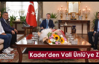 KADER’DEN VALİ ÜNLÜ’YE ZİYARET