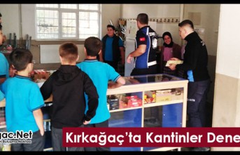 KIRKAĞAÇ’TA OKUL KANTİNLERİ DENETLENDİ