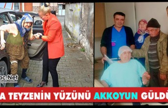 FATMA TEYZENİN YÜZÜNÜ AKKOYUN GÜLDÜRDÜ