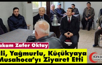 KAYMAKAM OKTAY, KIRSAL MAHALLELERİ ZİYARET ETTİ