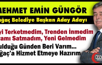 MEHMET EMİN GÜNGÖR(AK Parti Kırkağaç Belediye Başkan Aday Adayı)