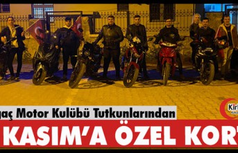 MOTOR KULÜBÜ TUTKUNLARINDAN 10 KASIM’A ÖZEL KORTEJ