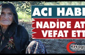 ACI HABER…NADİDE ATEŞ VEFAT ETTİ