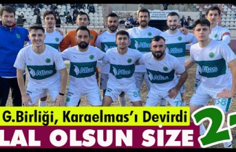 HELAL OLSUN SİZE.. “BAKIR G.BİRLİĞİ KARAELMAS’I DEVİRDİ” 2-1