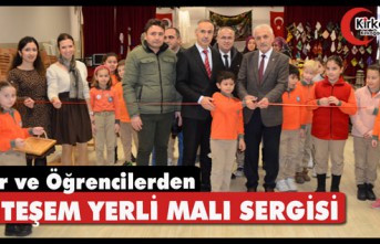 VELİLER ve ÖĞRENCİLERDEN MUHTEŞEM YERLİ MALI SERGİSİ