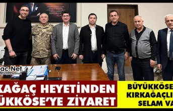 KIRKAĞAÇ HEYETİNDEN BÜYÜKKÖSE’YE ZİYARET