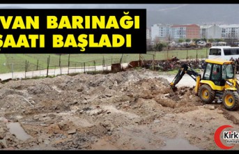 KIRKAĞAÇ'TA HAYVAN BARINAĞI İNŞAATI BAŞLADI