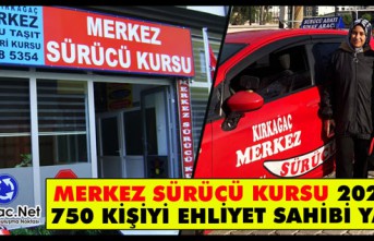 MERKEZ SÜRÜCÜ KURSU 2023’TE 750 KİŞİYİ EHLİYET SAHİBİ YAPTI 