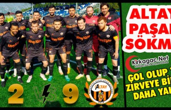 ALTAY’A PAŞALIK SÖKMEDİ 9-2