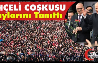 BAHÇELİ COŞKUSU...BAHÇELİ ADAYLARI TANITTI