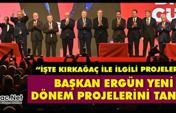 BAŞKAN ERGÜN YENİ DÖNEM PROJELERİNİ ANLATTI