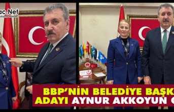 BBP’NİN BELEDİYE BAŞKAN ADAYI AYNUR AKKOYUN OLDU