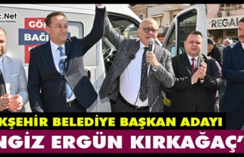 BÜYÜKŞEHİR BELEDİYE BAŞKAN ADAYI ERGÜN KIRKAĞAÇ’TA