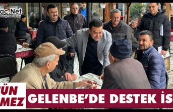 CHP KIRKAĞAÇ BELEDİYE BAŞKAN ADAYI DÖNMEZ, GELENBE'DE DESTEK İSTEDİ