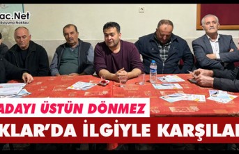 DÖNMEZ IŞIKLAR’DA İLGİYLE KARŞILANDI