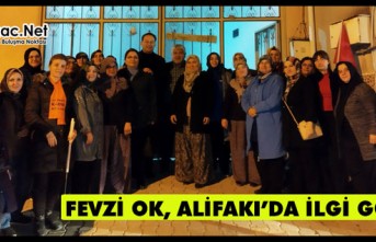 FEVZİ OK ALİFAKI’DA İLGİ GÖRDÜ