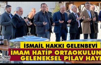 İMAM ORTAOKULUNDAN GELENEKSEL PİLAV HAYRI