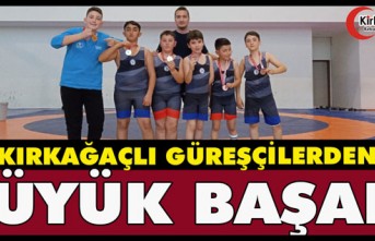 KIRKAĞAÇLI GÜREŞÇİLERDEN BÜYÜK BAŞARI