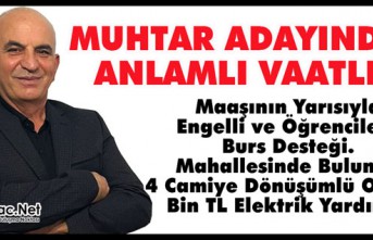 MUHTAR ADAYINDAN ANLAMLI VAATLER