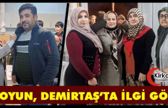 AKKOYUN, DEMİRTAŞ’TA İLGİ GÖRDÜ